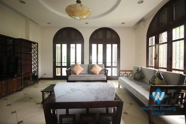 Spacious, fully furnished house for rent in Ciputra, Tay Ho, Hanoi